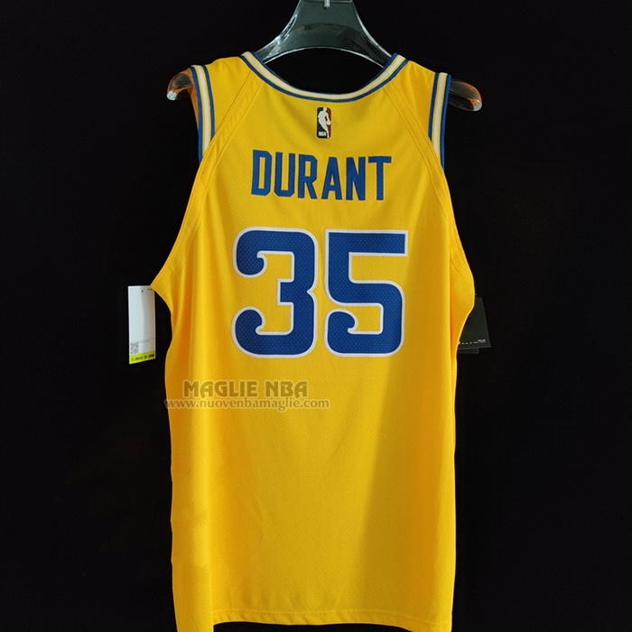 Maglia
 Kevin Durant NO 35 Golden State Warriors Hardwood Classic Autentico
 Giallo
